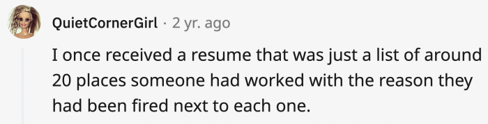 It’s a scavenger hunt, and the prize is knowing who you’re not going to hire