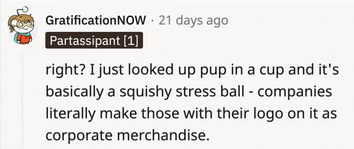 OP's toy wasn't even inappropriate; it's even recognized by some corporations