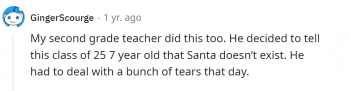 Ah, yes, the afternoon of tears...