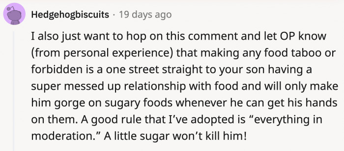 Everything in moderation is key.