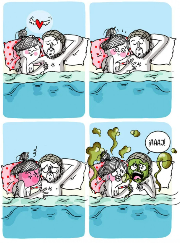 19. That stinky, uncontrollable fart is quite embarrassing.