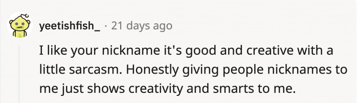 A little appreciation for creative nicknames