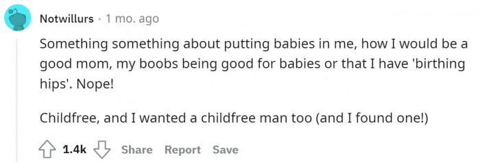 When they see women as baby-birthing factories.