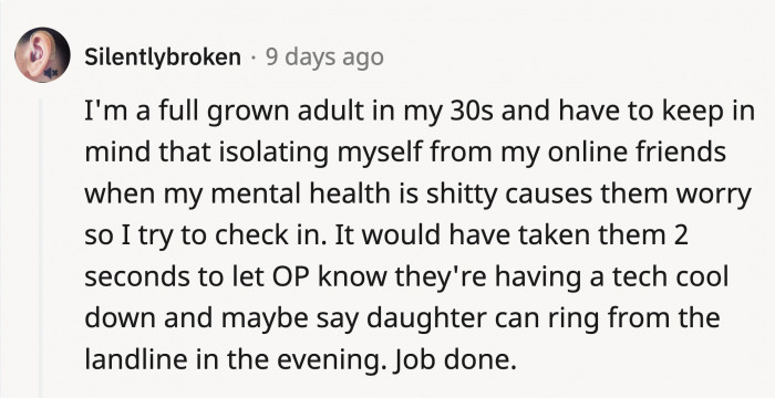 Even as adults, we often consider who we are affecting, especially those who are close to us.