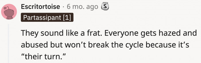 If it walks like a frat, behaves like a frat, then it is a frat, or in this case, a sorority.