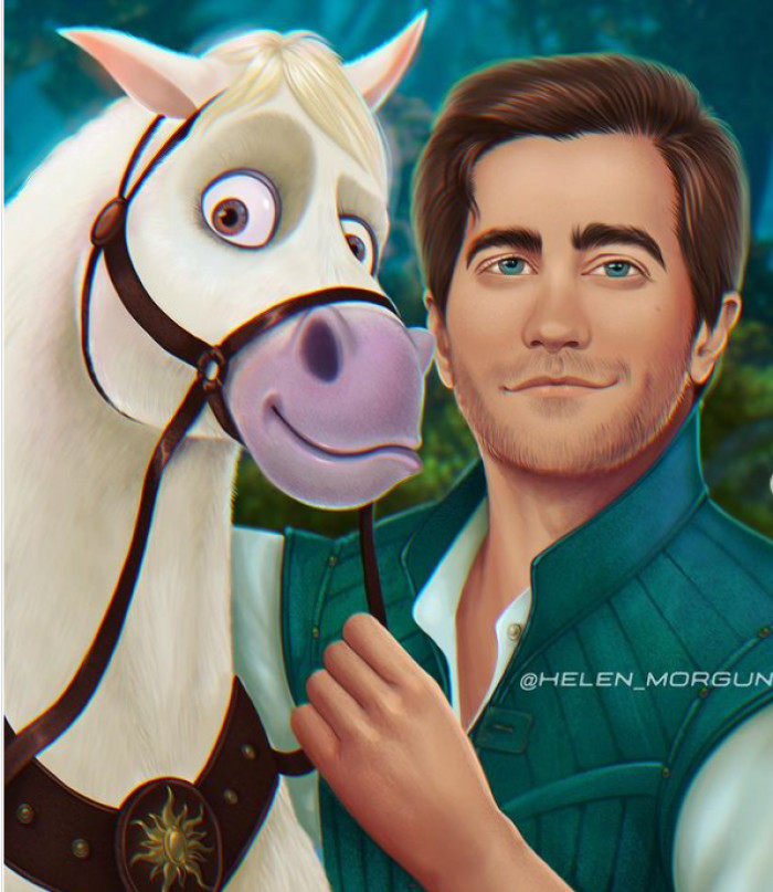 42. Jake Gyllenhaal as Flynn Rider from Tangled