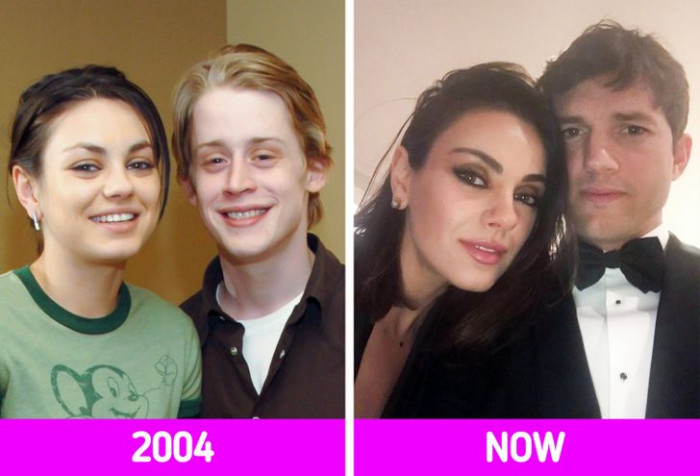 4. Mila Kunis and Macaulay Culkin saw each other grow up as they dated for a long time before breaking up and moving on with their new relationships, respectively.