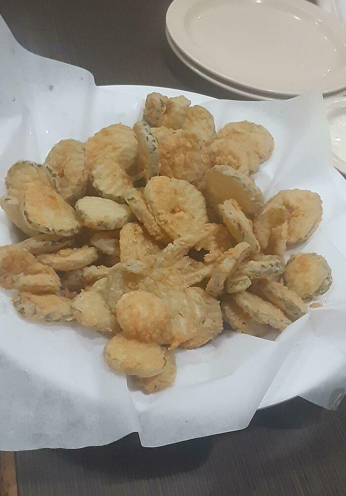 50. Got like a hundred fried pickles since there was no other dessert