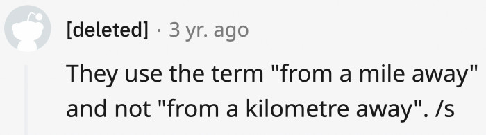 This comment may be sarcastic, but it's true