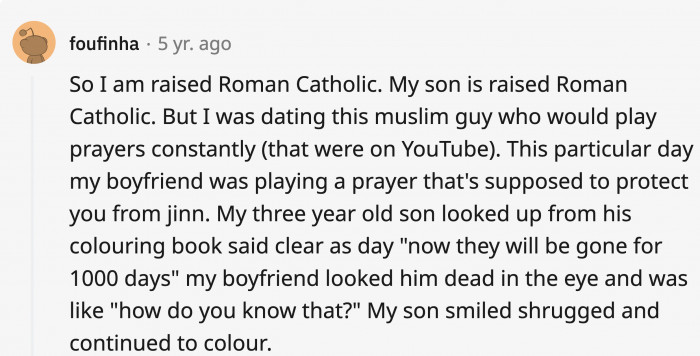 It's so nonchalant, it's creepy