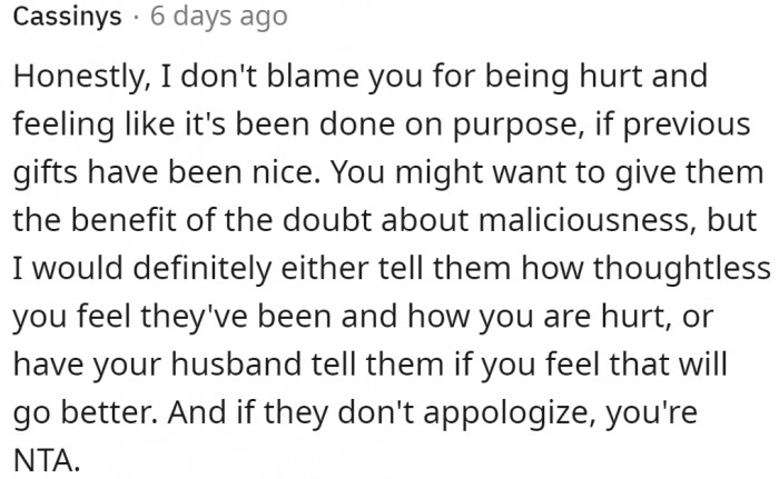 With such thoughtless actions, being honest about how hurtful they are is important.