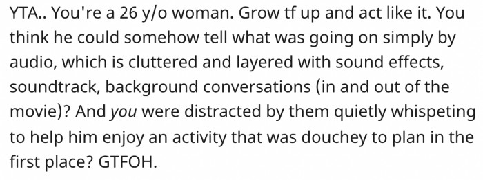 Also, OP needs to grow up.