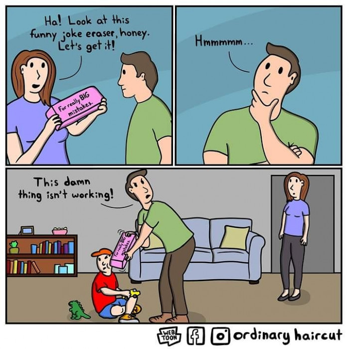 5. Dude wants to erase his son... Lol