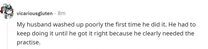 8. He really did. Is he better now?