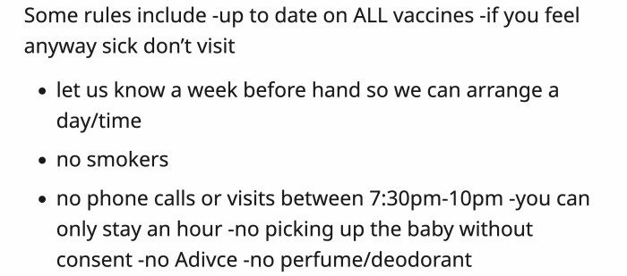 The rules started practically