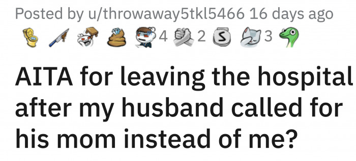 The nurse was heavily suggesting that OP shouldn't get worked up over this since her husband had not fully regained control of his senses.