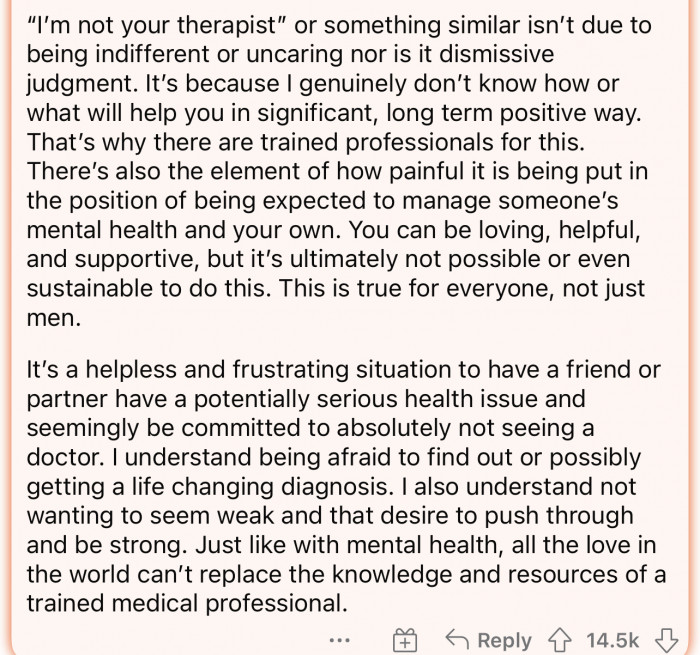 This definitely is something that is common among men.