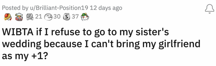 Here's the re-phrased question from Am I The A**hole