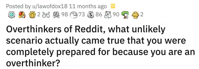 Here's the question that Redditors answered