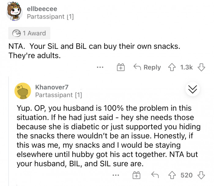 The husband could’ve ended it once and for all.