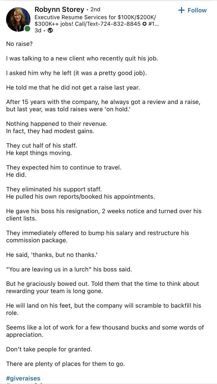 37. Don't take people for granted