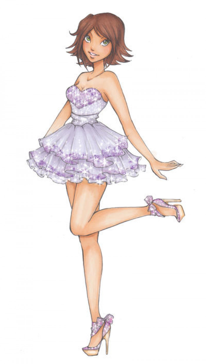 8. Disney High: Rapunzel's prom dress