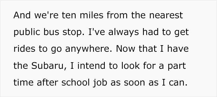 We hope he gets a job soon.