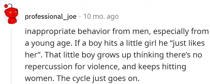 The change has to start very young