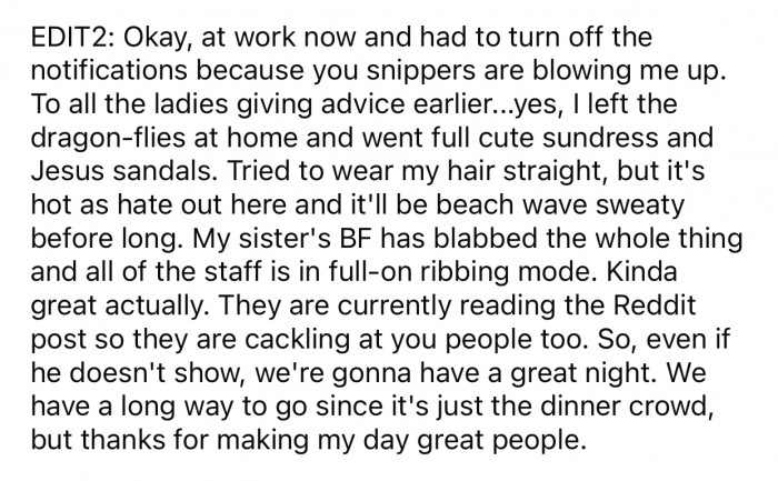 Even OP’s coworkers were deeply invested in this.