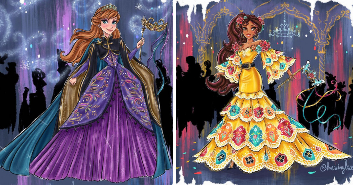 Talented Artist Earns Bragging Rights With His Stunning Disney Designer Collection Midnight Masquerade Artwork