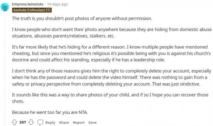 Her boyfriend was just vindictive.