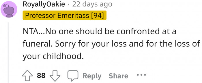 Yeah, the only place where OP went wrong is the timing. He could have done it a few days later.