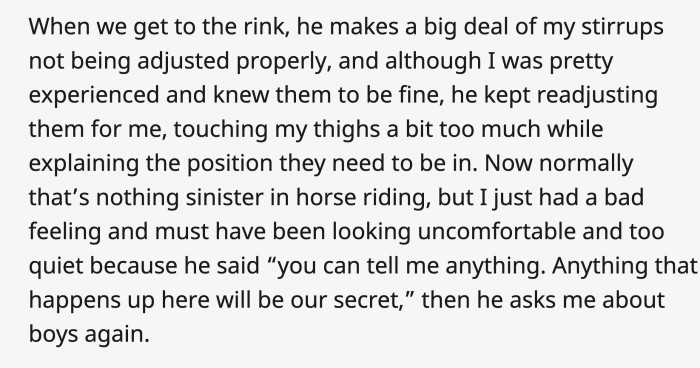 Then downright creepy