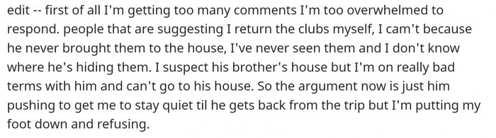 OP explained some things: