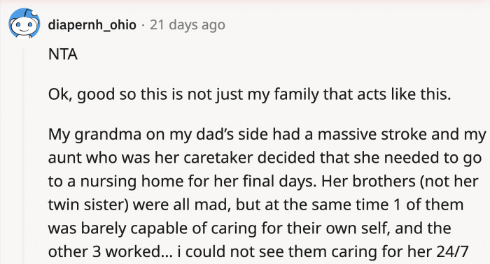 One Redditor shared a similar experience