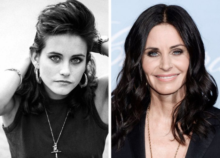 18. Courteney Cox's before and after