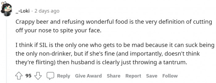 The one who should be getting mad is chilling and the one who should be chilling is getting mad. The irony!