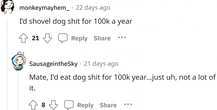 And here, people are ready to do anything to bag that $100K a year, and by anything, I mean anything possible.