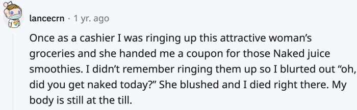 There Was a Two-for-One Coupon for Embarrassment That Day