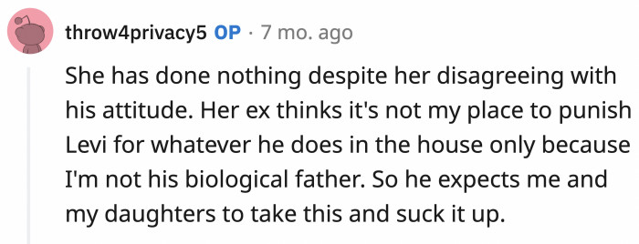 You simply cannot let this go. If someone mistreats you and crosses your boundaries, you don't lie down and take it, do you?