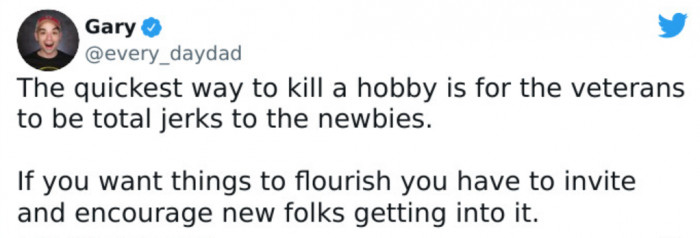 50. It's indeed the exact opposite of gatekeeping.