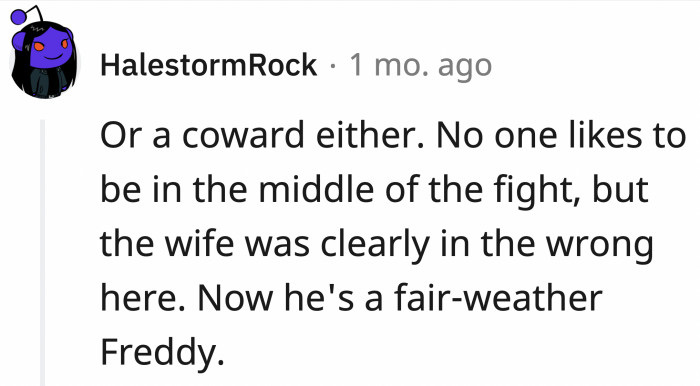 Not everyone enjoys conflict, but when one party is clearly wrong, that has to be called out