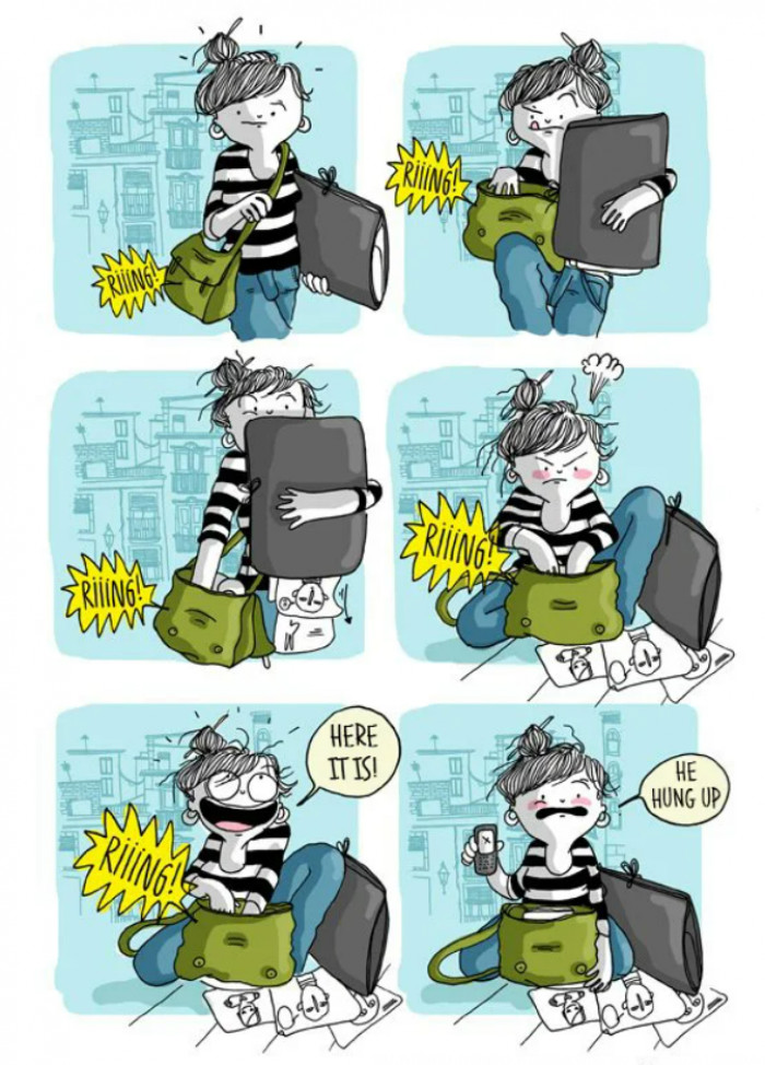 7. This problem is real because girls don't have deep pockets!