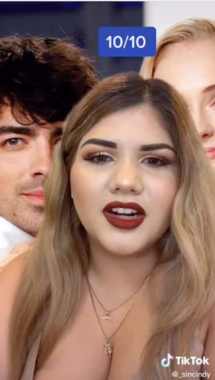 Both Sophie Turner and Maisie Williams scored 10/10 for Cindy as they were equally super nice while conversing with her