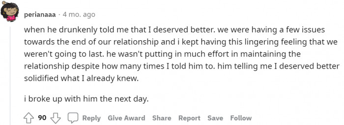 #18 Drunkenness made him honest.