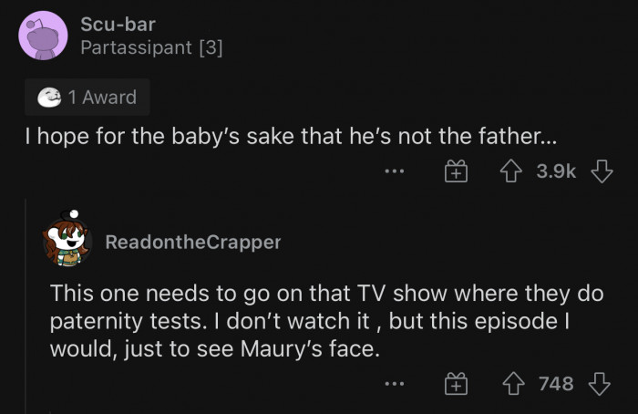 It deserves an audience that can react to this nonsense.