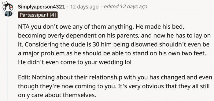 They really don't want a relationship with OP; they only want a hand in raising her kids and therefore need to tolerate OP to gain access to them.