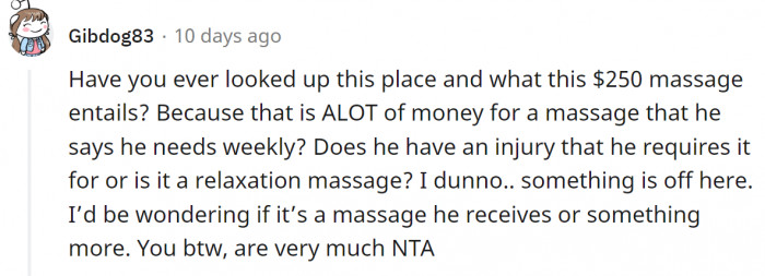 11. Maybe he is paying for something else...