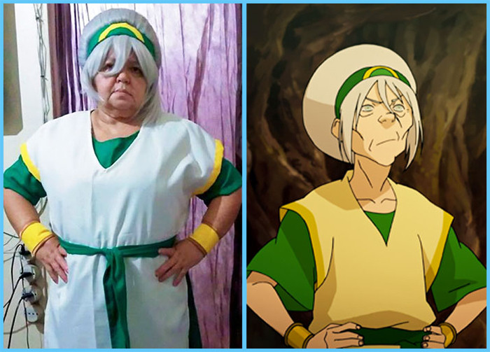 10. Representing Toph Beifong from the movie 