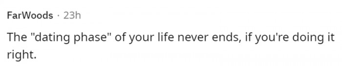 Don't stop wooing your partner.